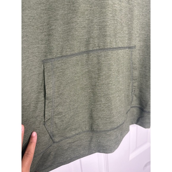 Runway Youth Boys Athletic Fit Hooded Sweatshirt Green Size Large 12-14 - Picture 3 of 5